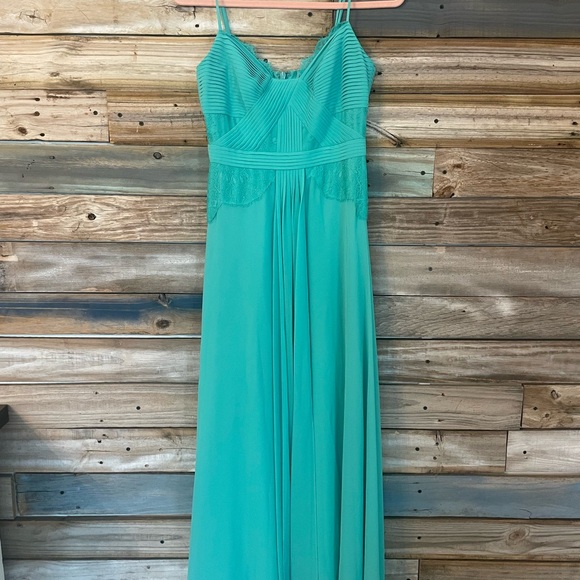 Antonea Lace Trim Pleated Gown Excellent Condition - Small - Picture 4 of 5